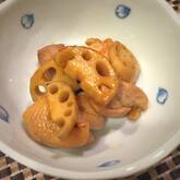 レンコンと鶏の照り焼き