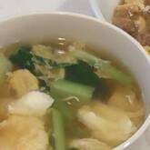 小松菜のかきたま汁