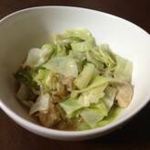 キャベツとホタテのレンジ蒸し