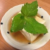 豆腐のショウガあんかけ