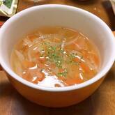 たっぷりせん切り野菜のスープ