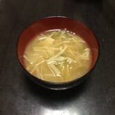 エノキのみそ汁