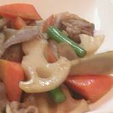 豚肉と根菜のきんぴら