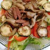 キノコのソテーサラダ