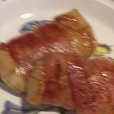 お餅のベーコン巻き