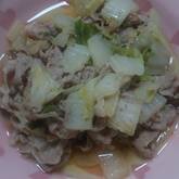 白菜と豚バラ肉の蒸し煮