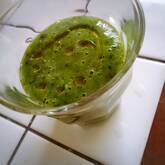 キウイ、バナナ、青菜のエネルギーチャージ☆グリーンスムージー