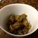 ナスのゴマみそ炒め