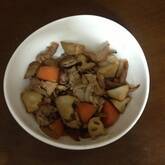 豚肉入り根菜のきんぴら