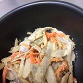 ゴボウのゴマサラダ