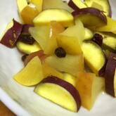 リンゴとサツマイモのレンジおやつ