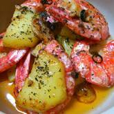 エビのハーブガーリックオイル焼き