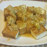 揚げ鶏・ネギソース（油淋鶏風）