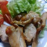 鶏もも肉の塩焼き