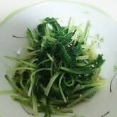 炒め水菜のお浸し