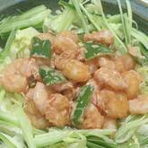 エビのオーロラソース和え