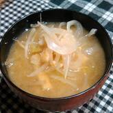 太モヤシの合わせみそ汁