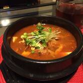 豆腐と豚肉のチゲ鍋
