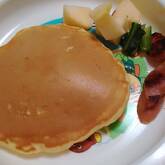 リンゴジャム入りパンケーキ