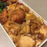 鶏の唐揚げ卵とじ