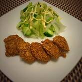 鶏むね肉のセサミ揚げ