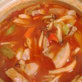 たっぷり野菜のイタリアントマト鍋