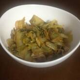 白菜と豚肉の煮物