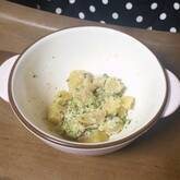 サツマイモとブロッコリーのゴママヨサラダ