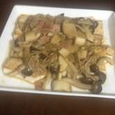 豆腐ステーキ・キノコソース