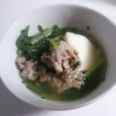 カブと豚のスープ