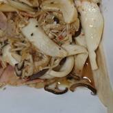 エリンギと鶏肉のみそ炒め