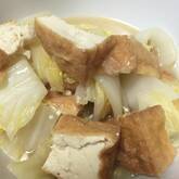厚揚げと野菜の煮物