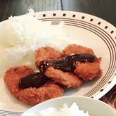 ヒレカツの春みそダレ