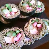 茶そば巻き寿司