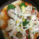 手作り生地のピザ