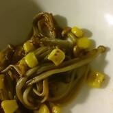 エノキとコーンのバター炒め