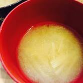 大根とエノキのみそ汁