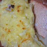 卵とソーセージのとろーりポテトグラタン