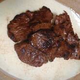 牛肉の漬け焼き