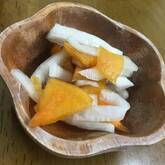 大根と柿のサッパリ漬け