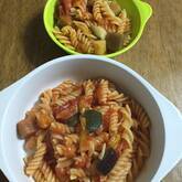 ラタトゥイユペンネのワンポットパスタ