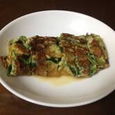 ホウレン草入りだし巻き卵