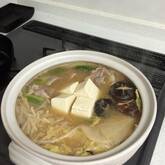 白菜と豚肉のみそ鍋