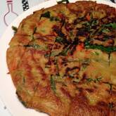 ニラたっぷりチヂミ♪