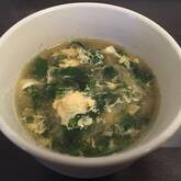 ホウレン草のかきたま汁