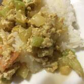 エビと卵の炒め物