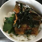 サンマの蒲焼き丼