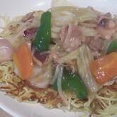 五目かた焼きそば