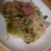 ブロッコリーのクリームスパゲティー