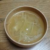 エノキと豆腐のスープ